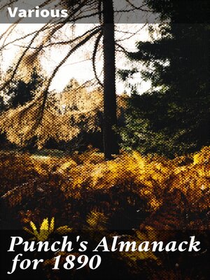 cover image of Punch's Almanack for 1890